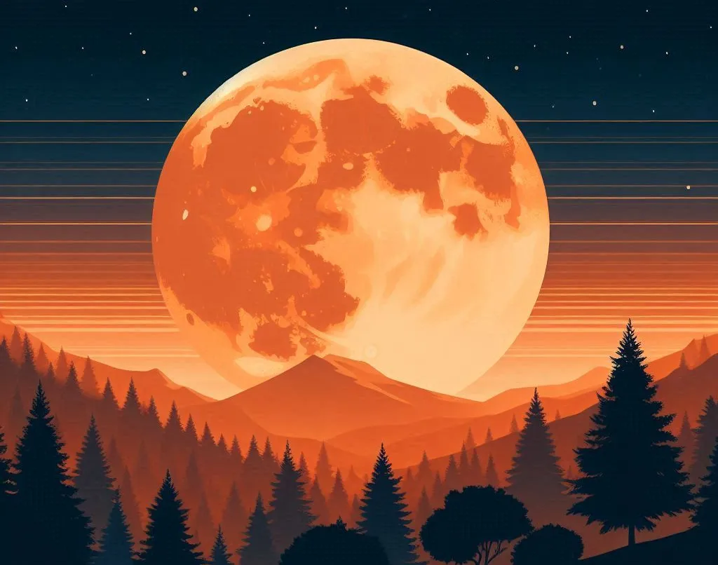 What Does an Orange Moon Mean in the Bible: Unveiling the Mystery
