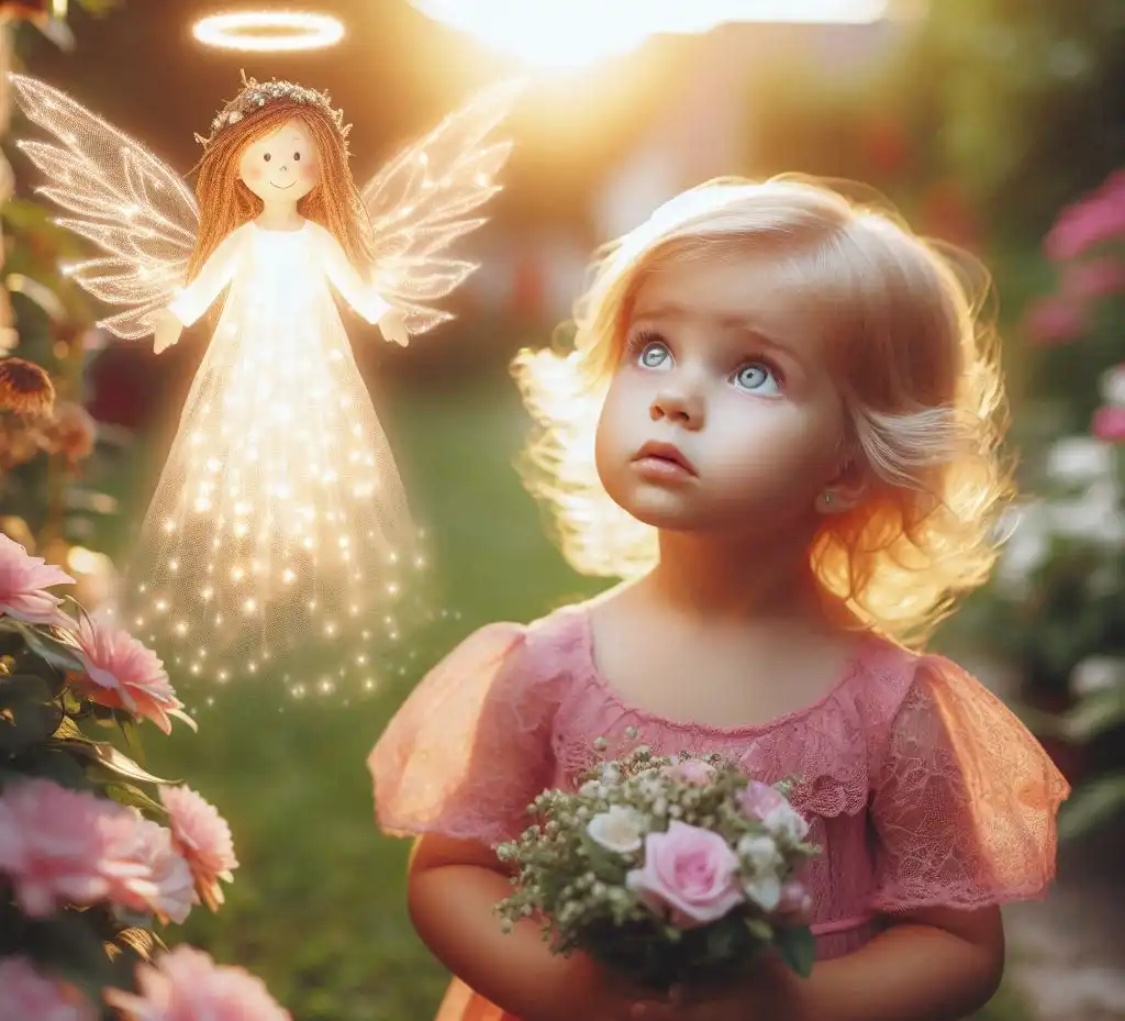 a Child Sees an Angel