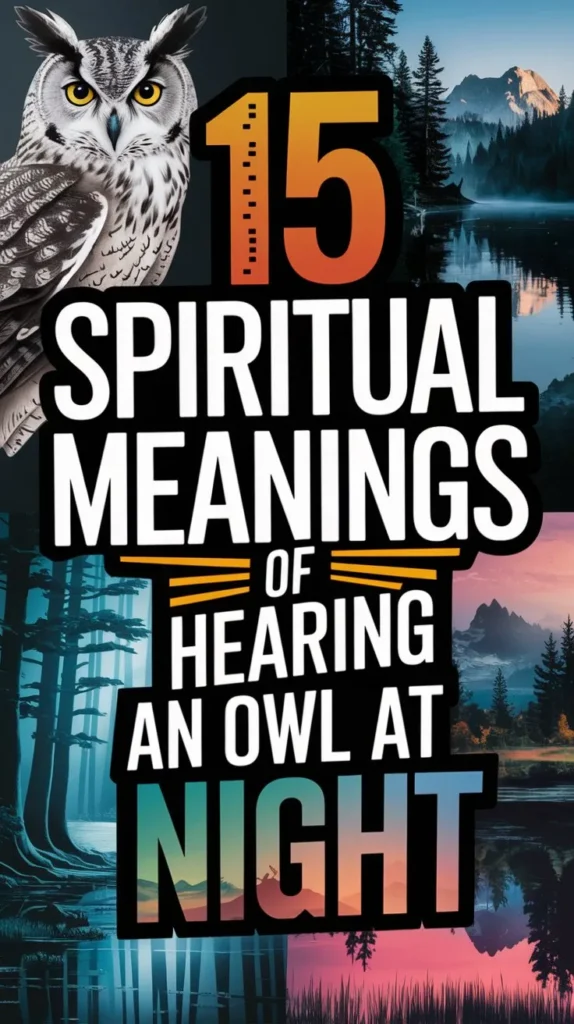 15 Spiritual Meanings of Hearing an Owl at Night: A Comprehensive Guide