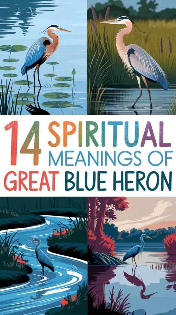 14 Spiritual Meanings of Great Blue Heron: Soaring Into the Unknown