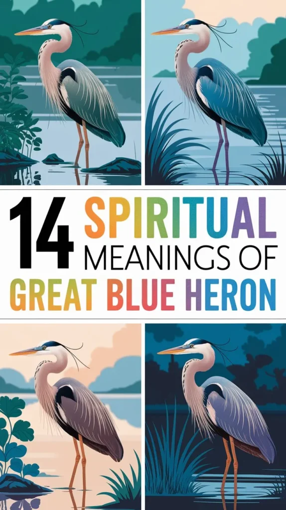 14 Spiritual Meanings of Great Blue Heron: Soaring Into the Unknown