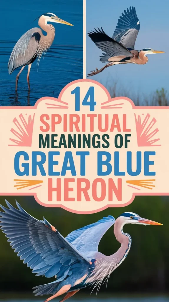 14 Spiritual Meanings of Great Blue Heron: Soaring Into the Unknown