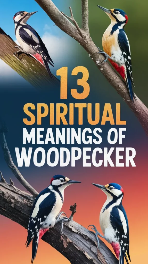 13 Spiritual Meanings of Woodpecker: Unlocking Secrets