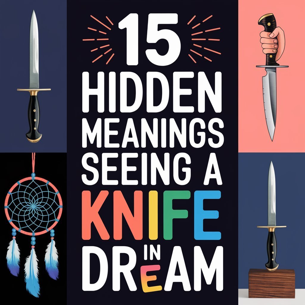 15 Hidden Meanings Seeing a Knife in Dream: You Should Understand