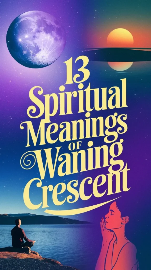 13 Spiritual Meanings of Waning Crescent: Illuminating the Spiritual Secrets