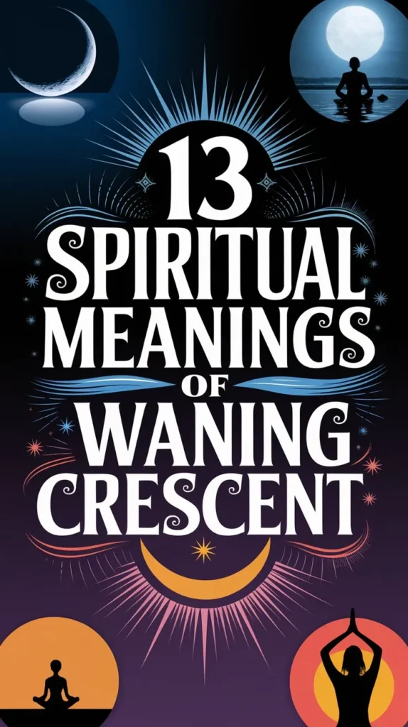 13 Spiritual Meanings of Waning Crescent: Illuminating the Spiritual Secrets