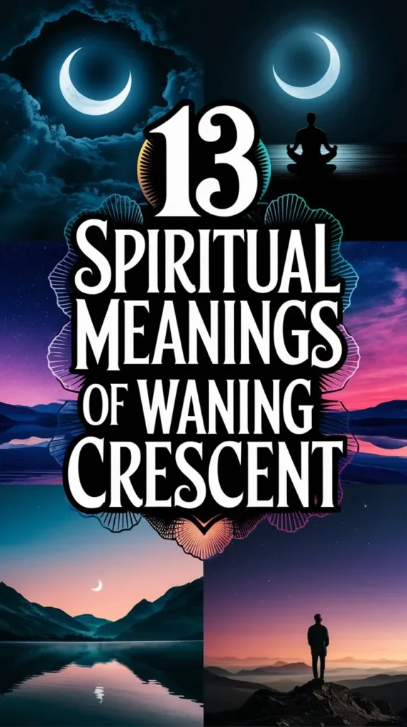 13 Spiritual Meanings of Waning Crescent: Illuminating the Spiritual Secrets