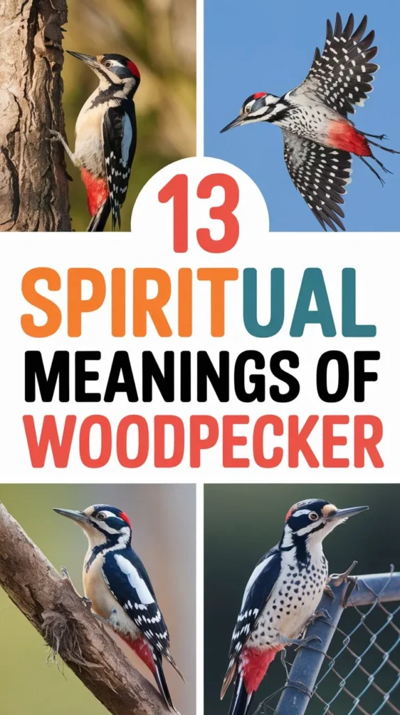 13 Spiritual Meanings of Woodpecker: Unlocking Secrets