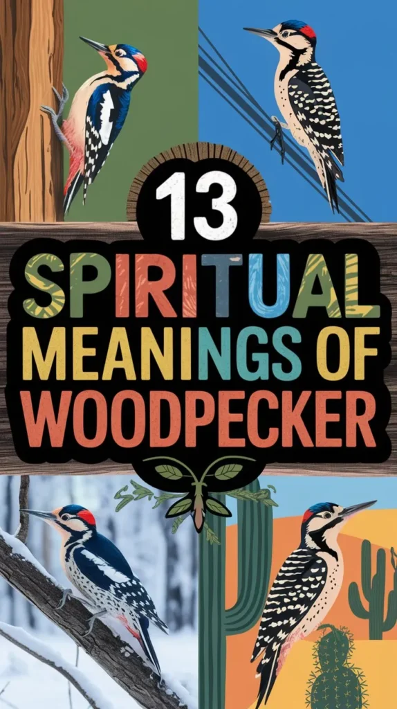 13 Spiritual Meanings of Woodpecker: Unlocking Secrets