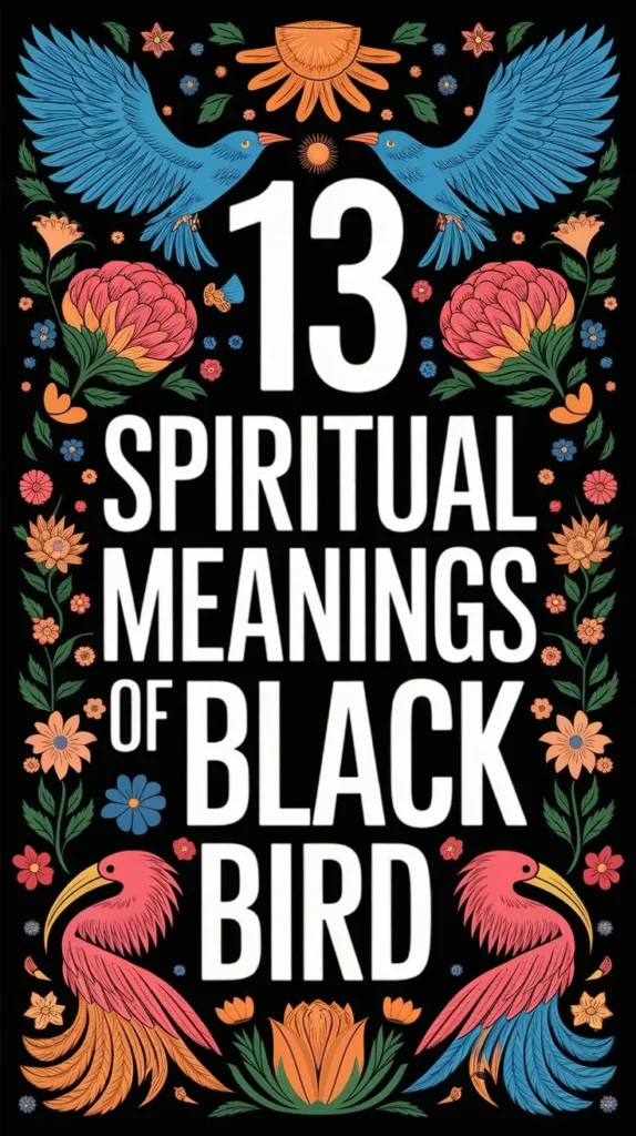 13 Spiritual Meanings of Black Bird: Unfolding the Secrets