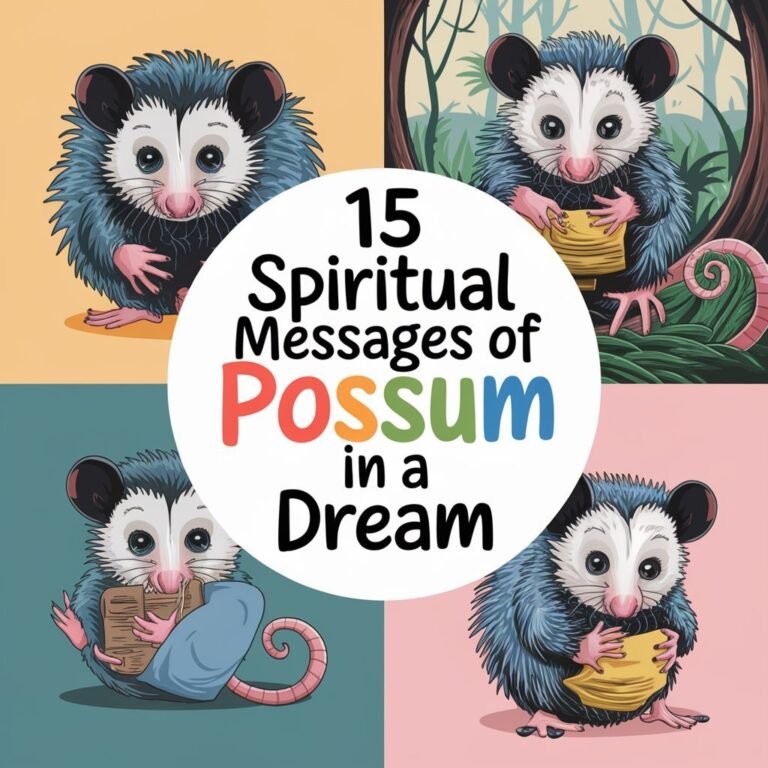 15 Spiritual Messages of Possum in a Dream:  Your Spiritual Guide