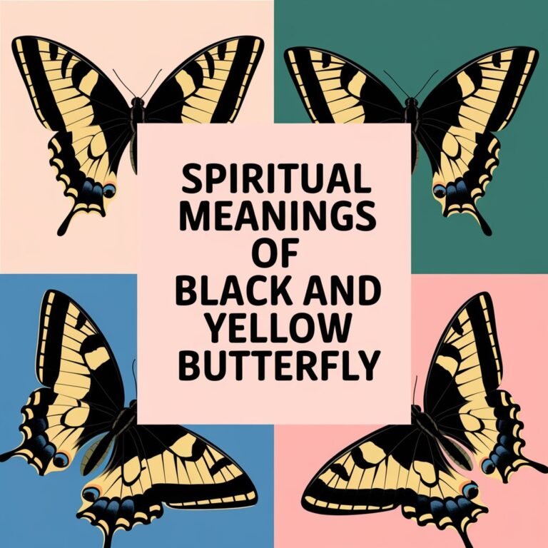 14 Spiritual Meanings of Black and Yellow Butterfly: Transforming Into the Uncovered