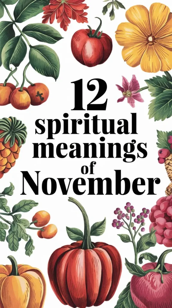 12 Spiritual Meanings of November: Hidden Truths