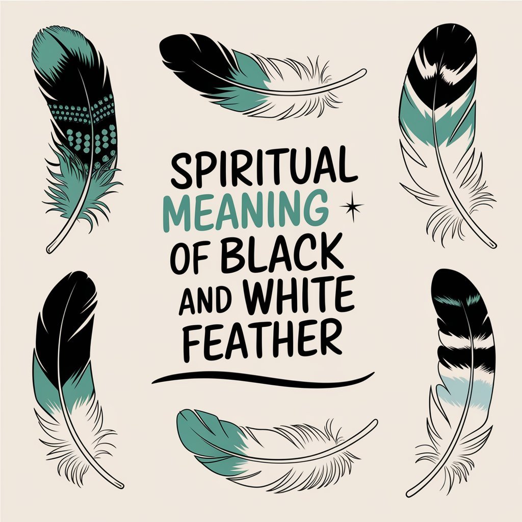 Black and White Feather