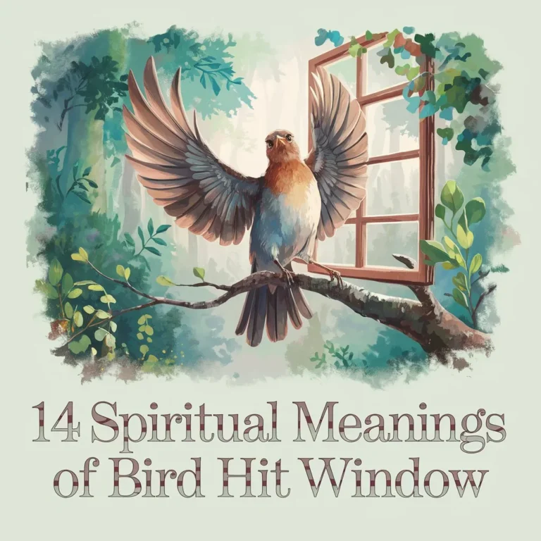 14 Spiritual Meanings of Bird Hit Window: Uncovered The Hidden Secrets