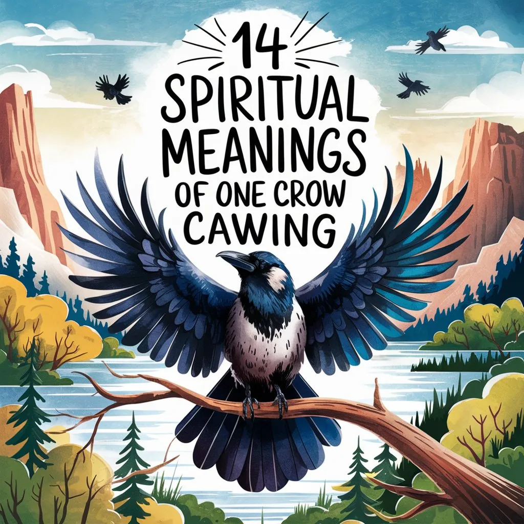 14 Spiritual Meanings of One Crow Cawing: a Warning From the Spirit World