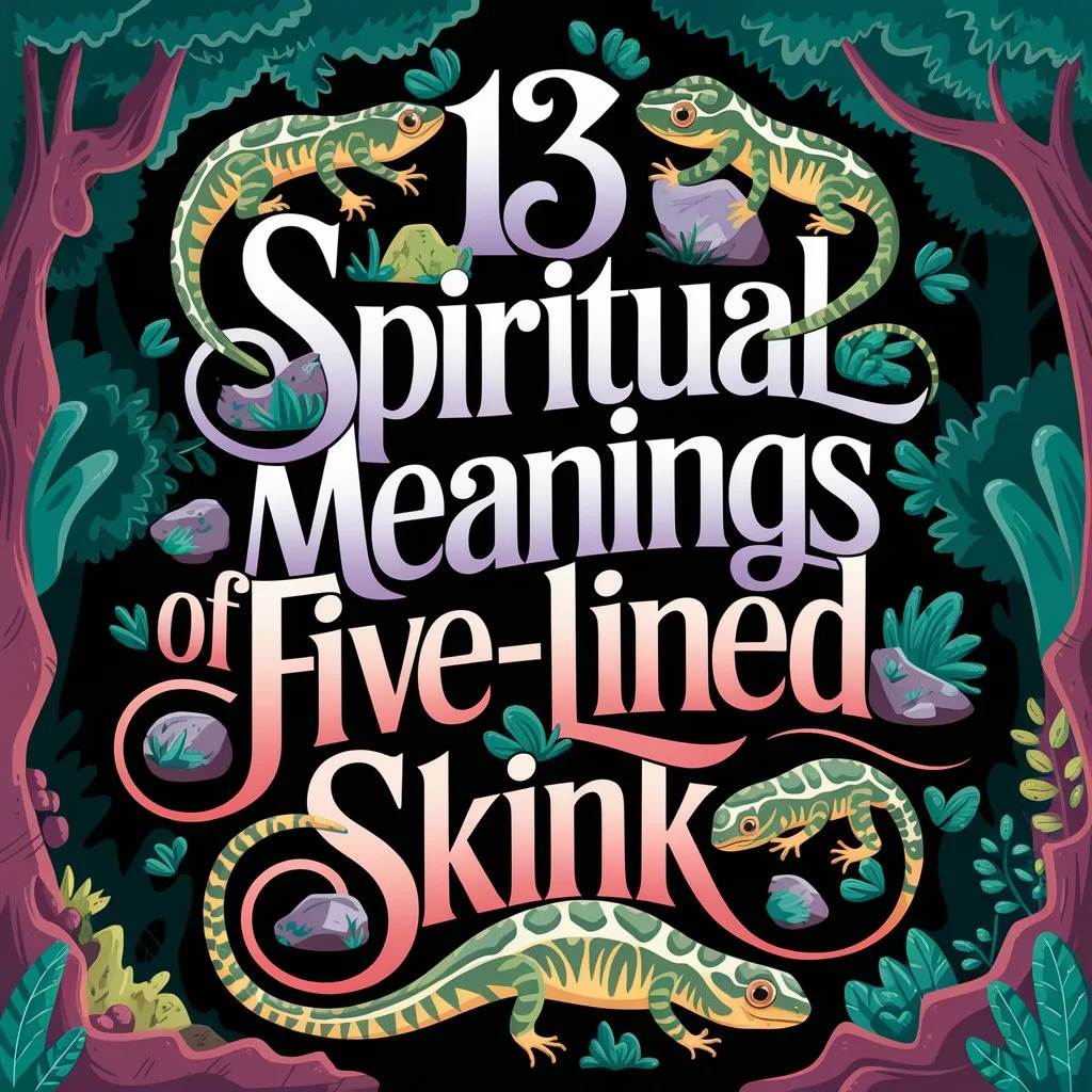 13 Spiritual Meanings of Five-Lined Skink: Embodying Spiritual Secrets