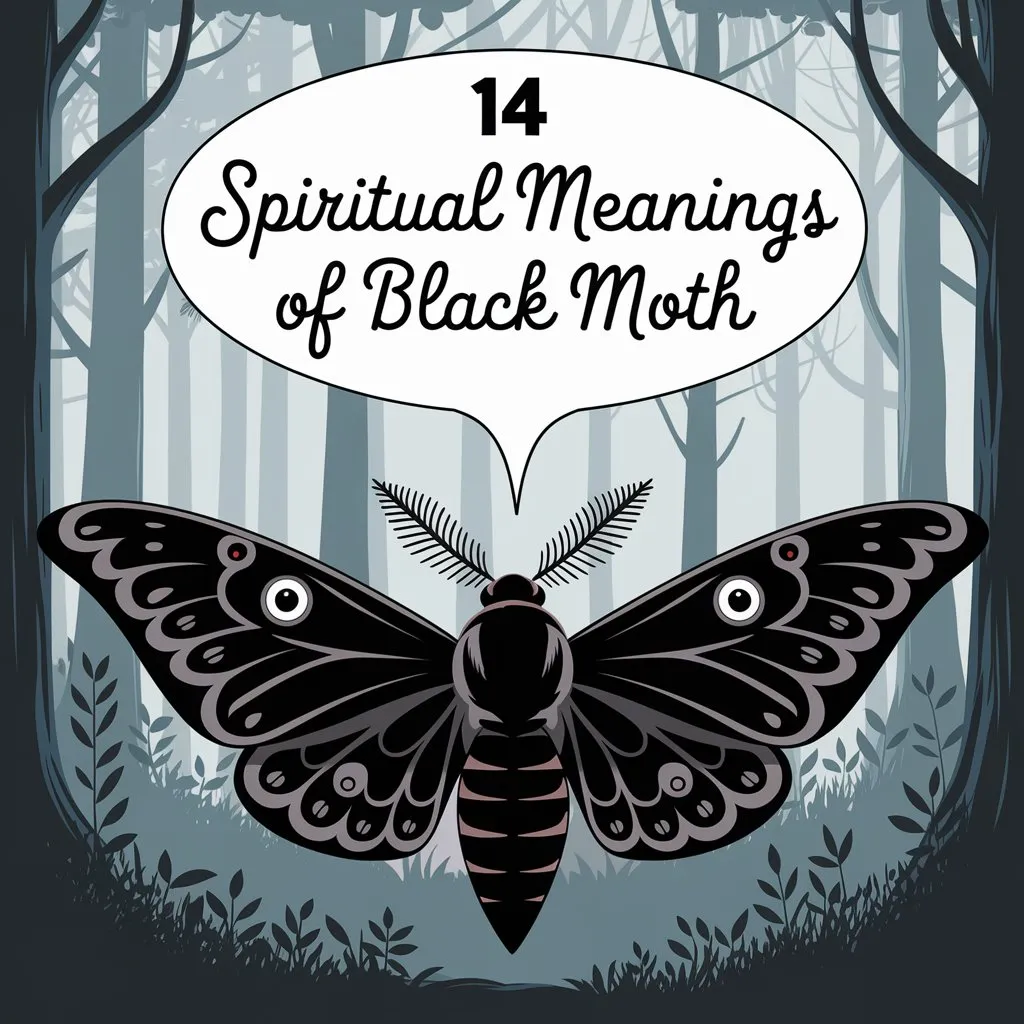 14 Spiritual Meanings of Black Moth: Hidden Symbolisms