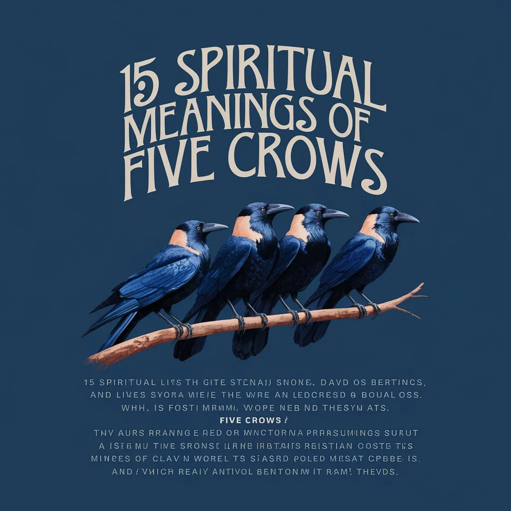 15 Spiritual Meanings of Five Crows: Hidden Secrets