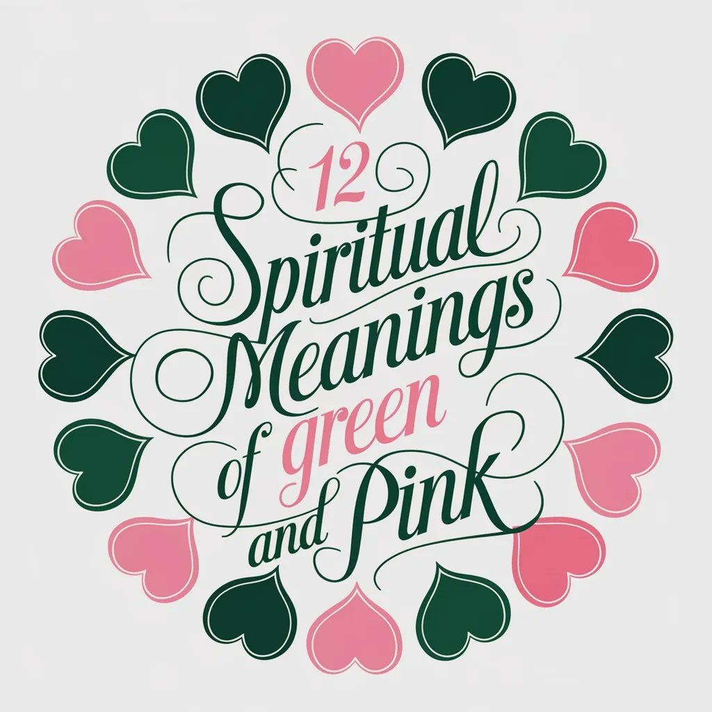 12 Spiritual Meanings of Green and Pink: What's the Hidden Spiritual Secrets?