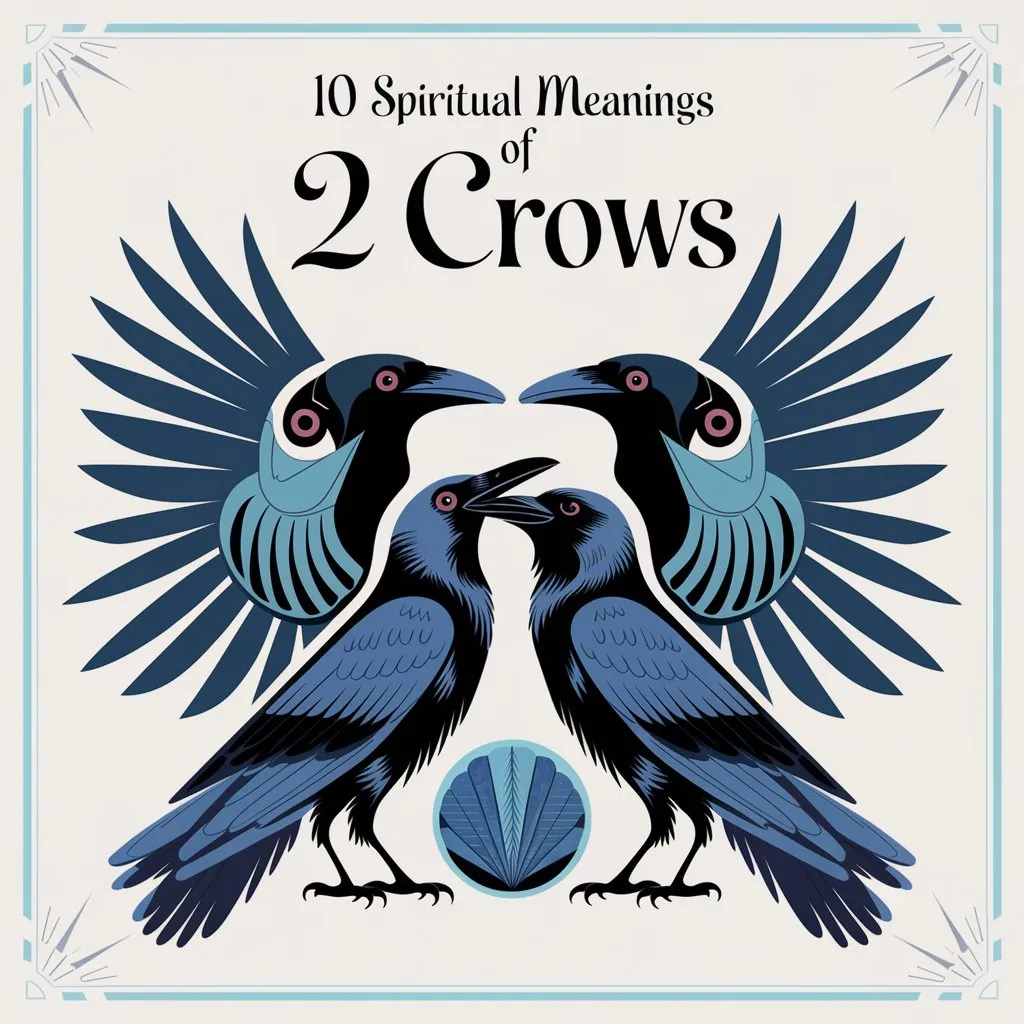 10 Spiritual Meanings of 2 Crows: Understanding Amazing Significance