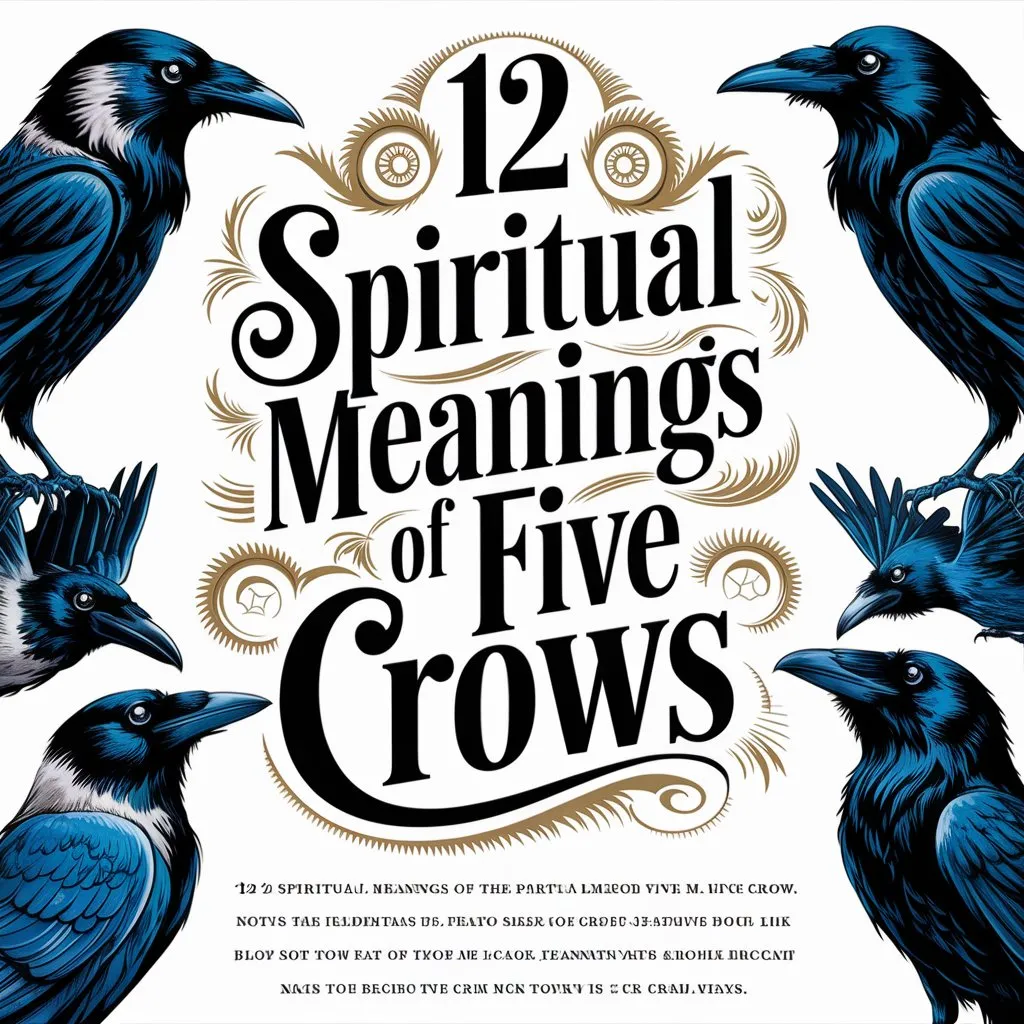 12 Spiritual Meanings of Five Crows: Amazing Mystical Omens