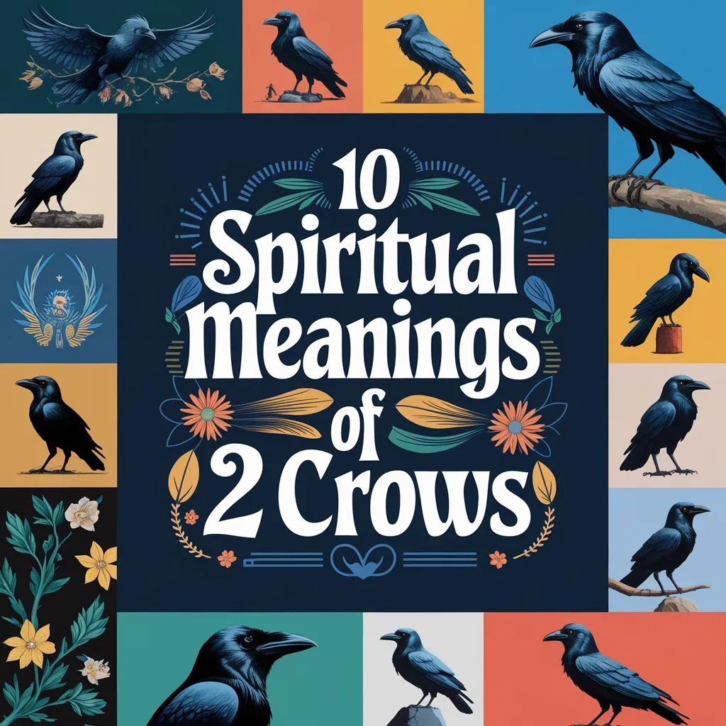 10 Spiritual Meanings of 2 Crows: Understanding Amazing Significance