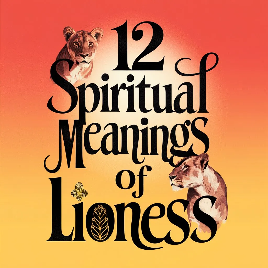 12 Spiritual Meanings of Lioness: Empower Your Secret Inner Strength