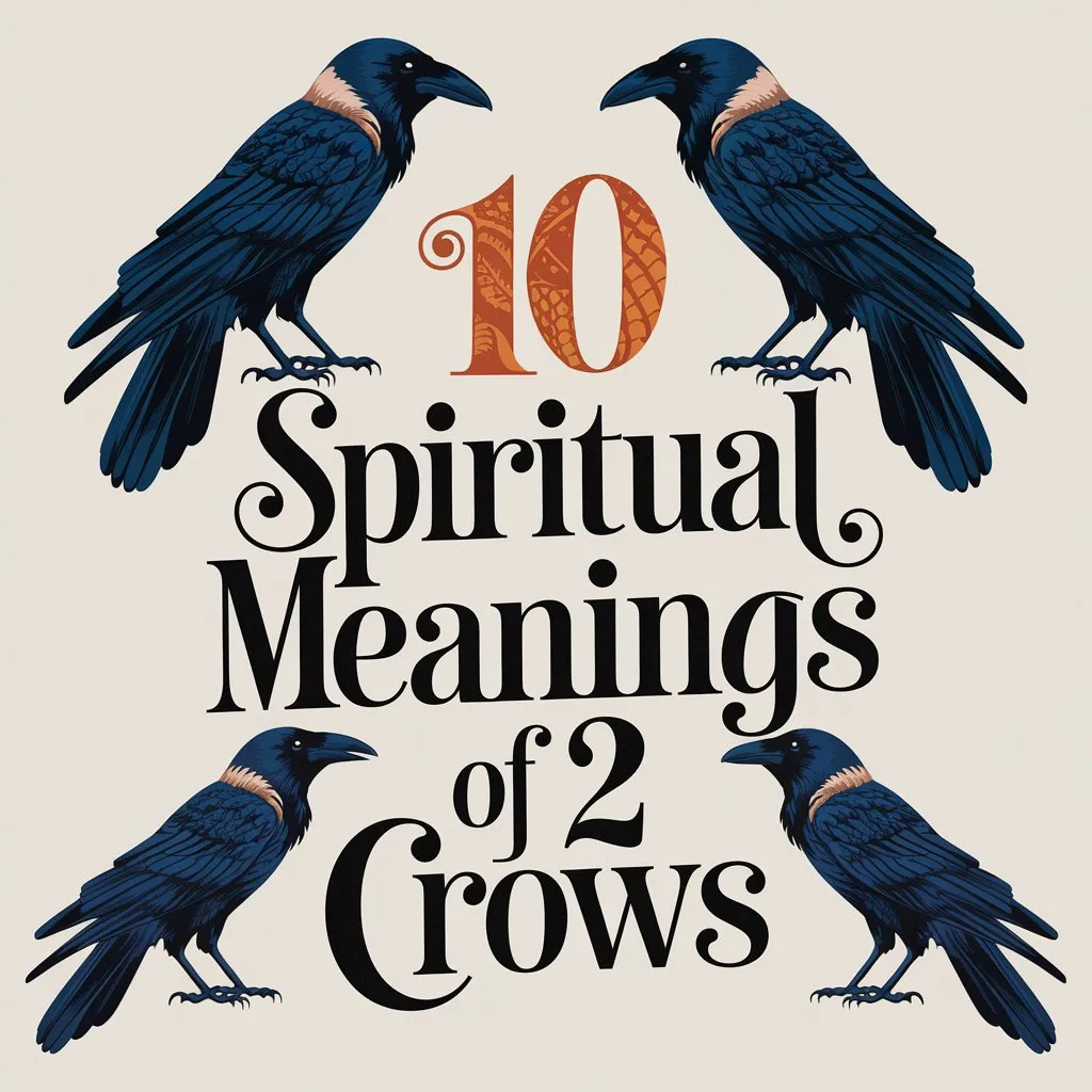 10 Spiritual Meanings of 2 Crows: Understanding Amazing Significance