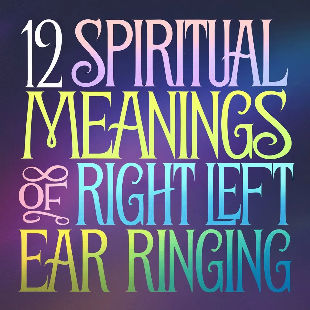 12 Spiritual Meanings of Right Left Ear Ringing: Hidden Message From the Angels