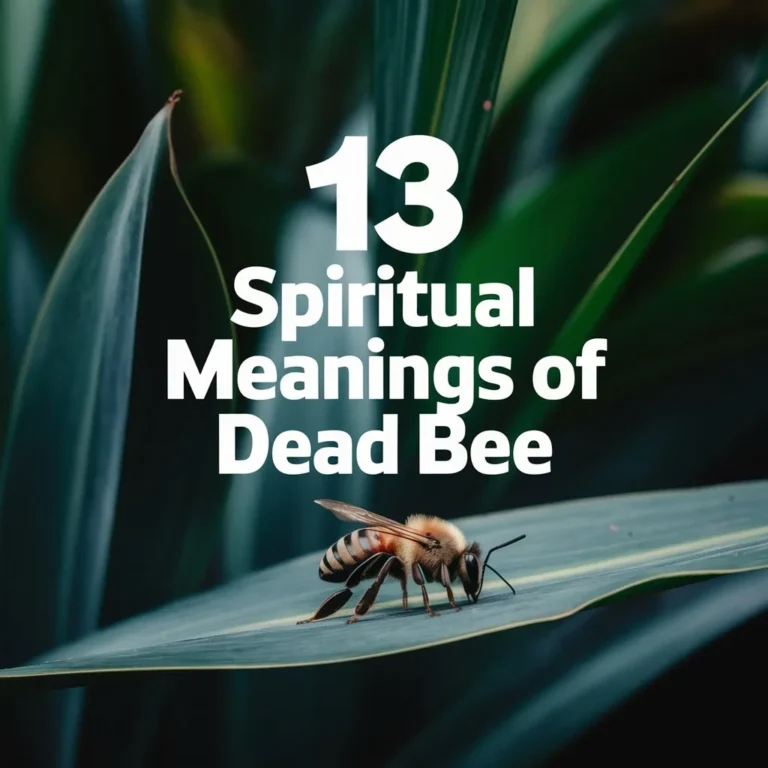 13 Spiritual Meanings of Dead Bee: Your Ultimate Guide