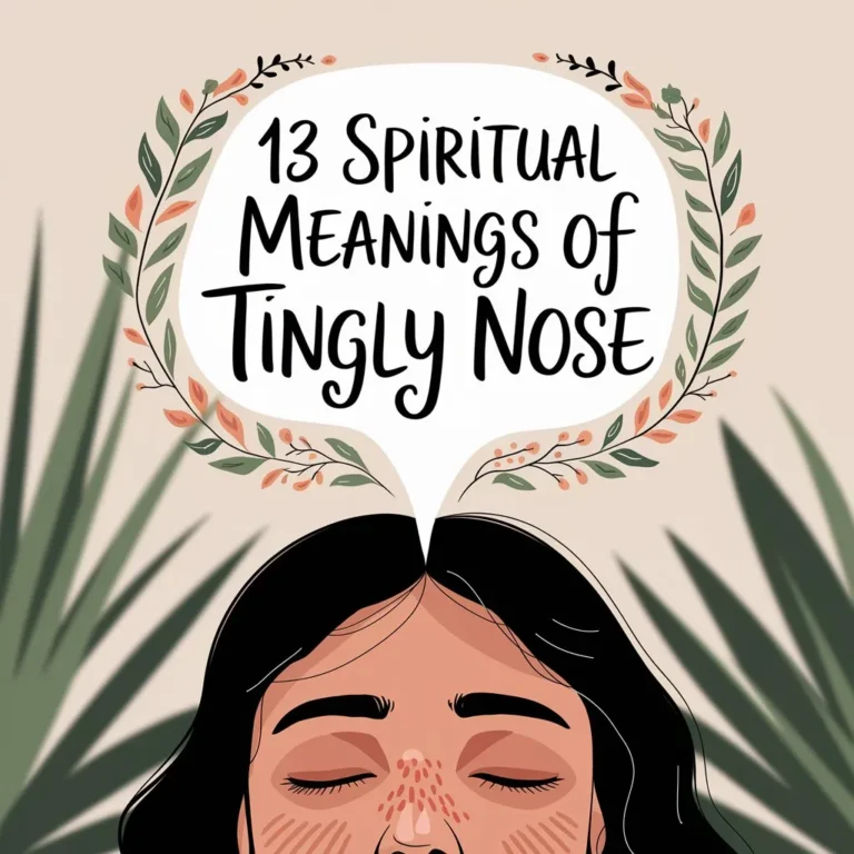 13 Spiritual Meanings of Tingly Nose: What’s the Secret Spiritual Significance?