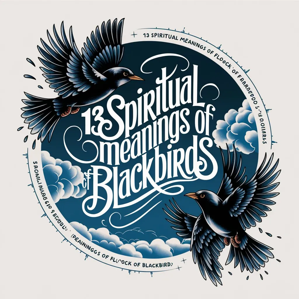 13 Spiritual Meanings of Flock of Blackbirds: Hidden Spiritual Unity