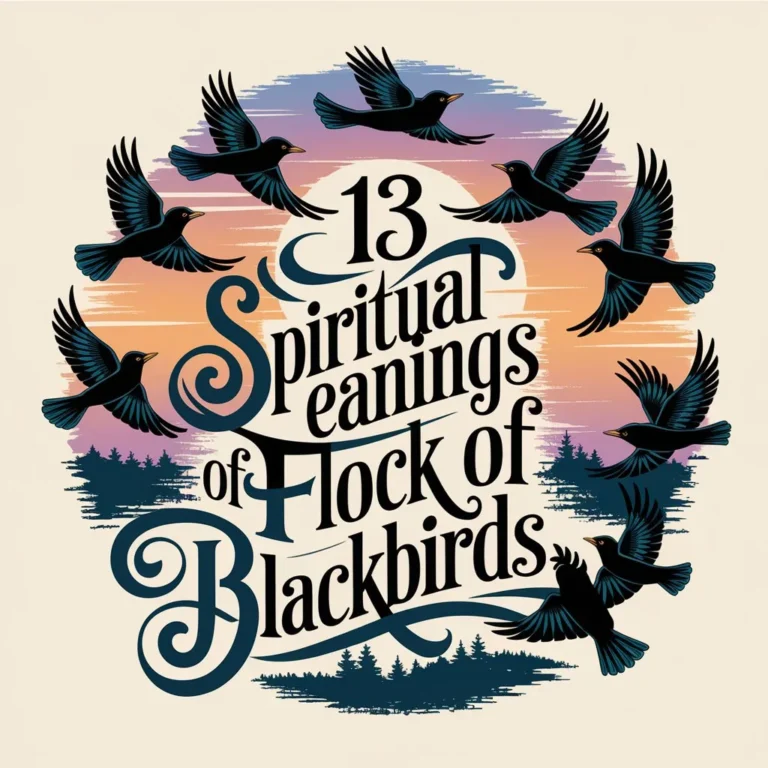 13 Spiritual Meanings of Flock of Blackbirds: Hidden Spiritual Unity