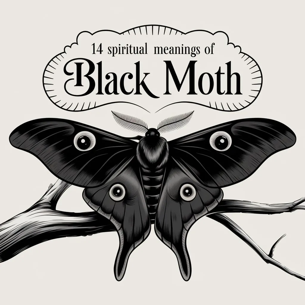 14 Spiritual Meanings of Black Moth: Hidden Symbolisms