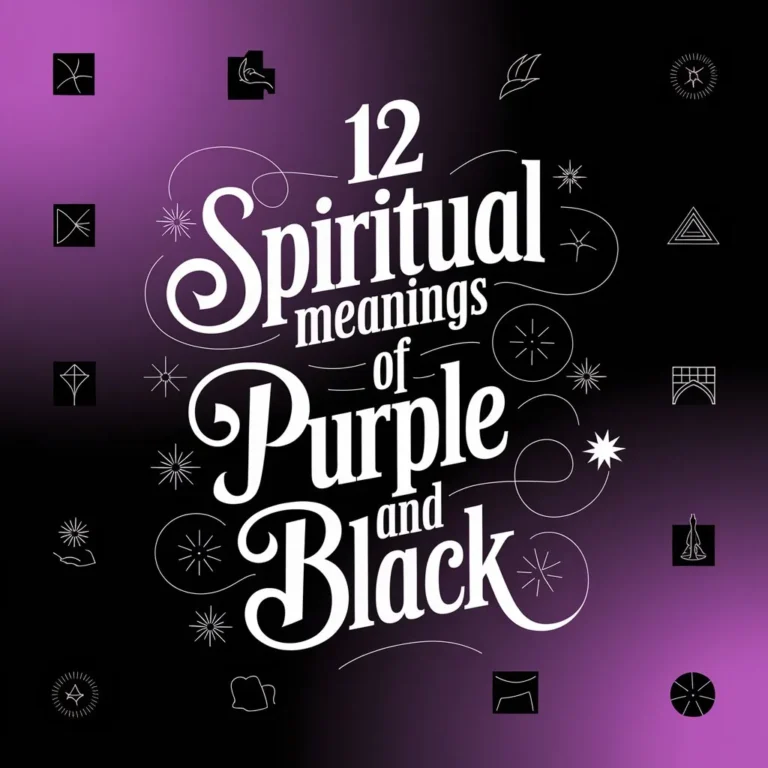 12 Spiritual Meanings of Purple and Black: Unlocking the Secrets