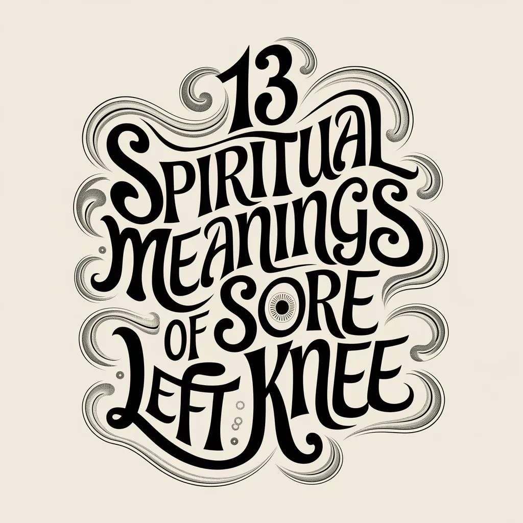 13 Spiritual Meanings of Sore Left Knee: Hidden Secrets?