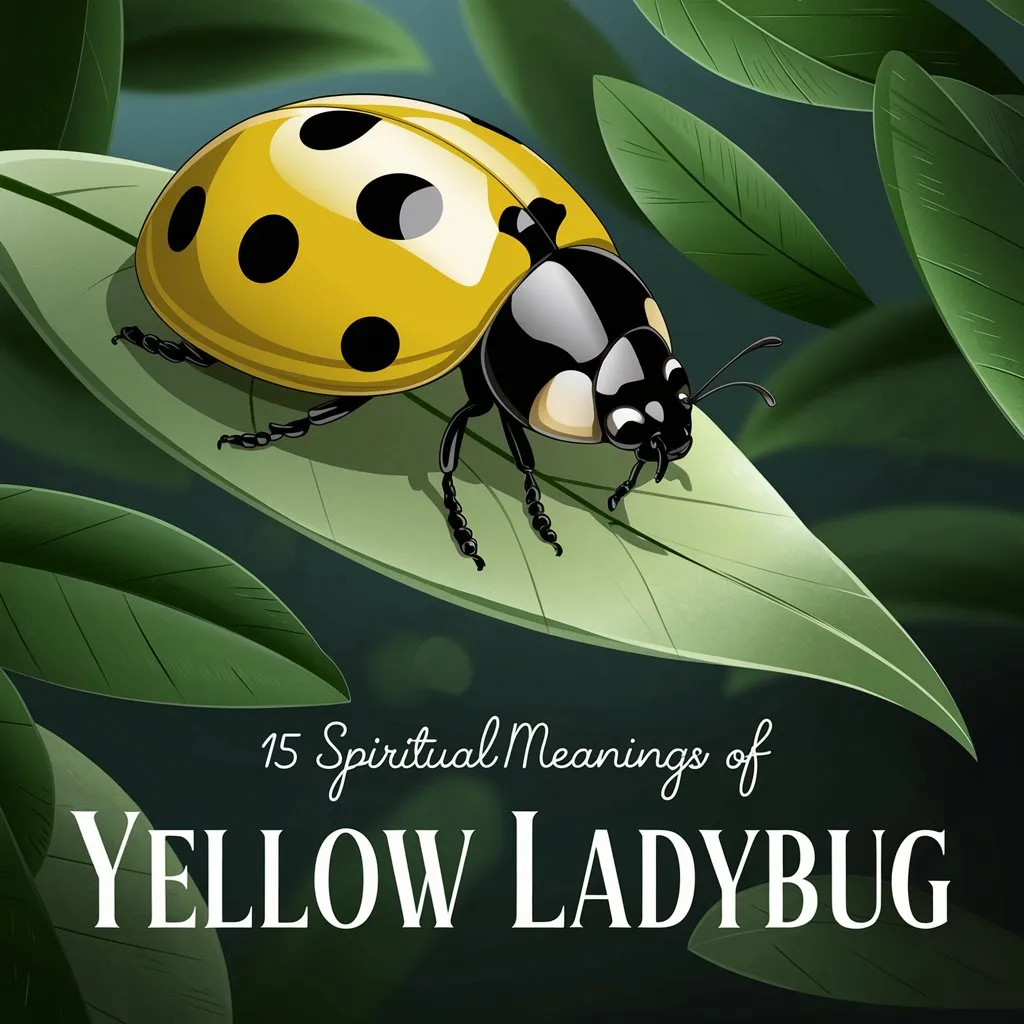 15 Spiritual Meanings of Yellow Ladybug: What's the Secret Spiritual Connection?