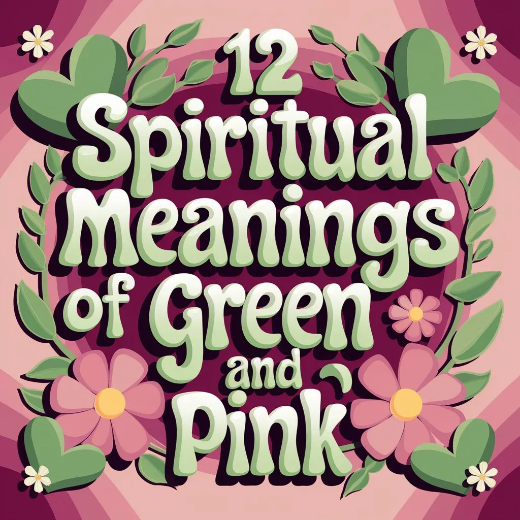 12 Spiritual Meanings of Green and Pink: What's the Hidden Spiritual Secrets?