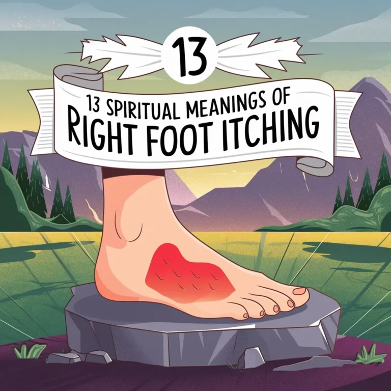 13 Spiritual Meanings of Right Foot Itching: A Comprehensive Guide