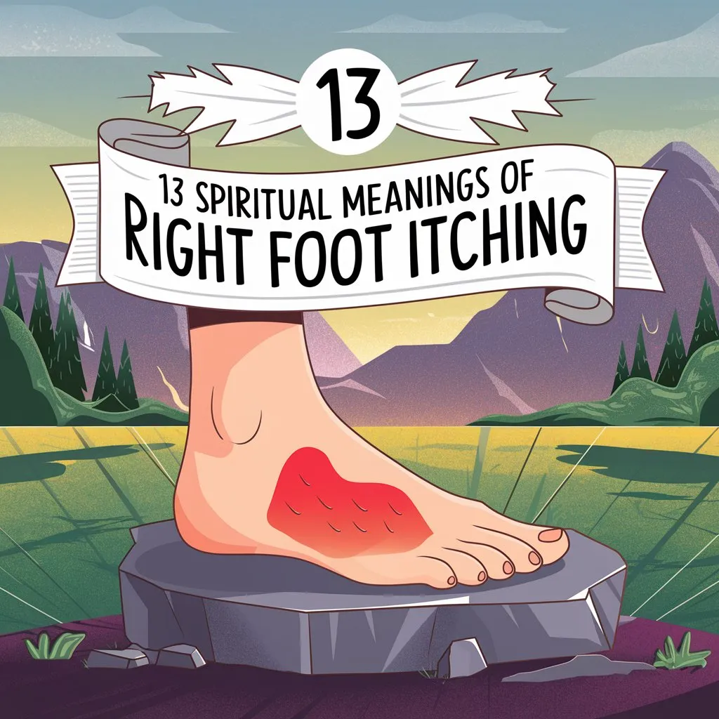 13 Spiritual Meanings of Right Foot Itching: A Comprehensive Guide