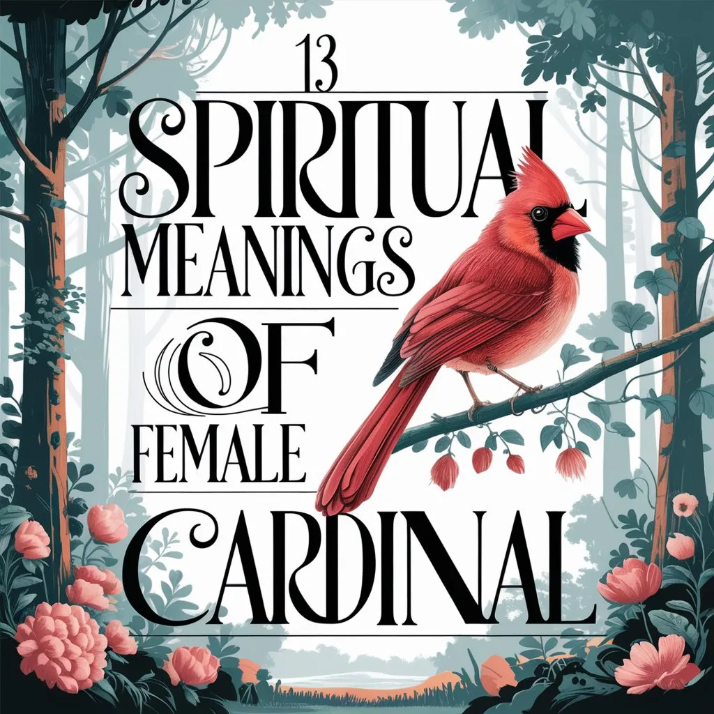 13 Spiritual Meanings of Female Cardinal: Embodying Spiritual Secrets