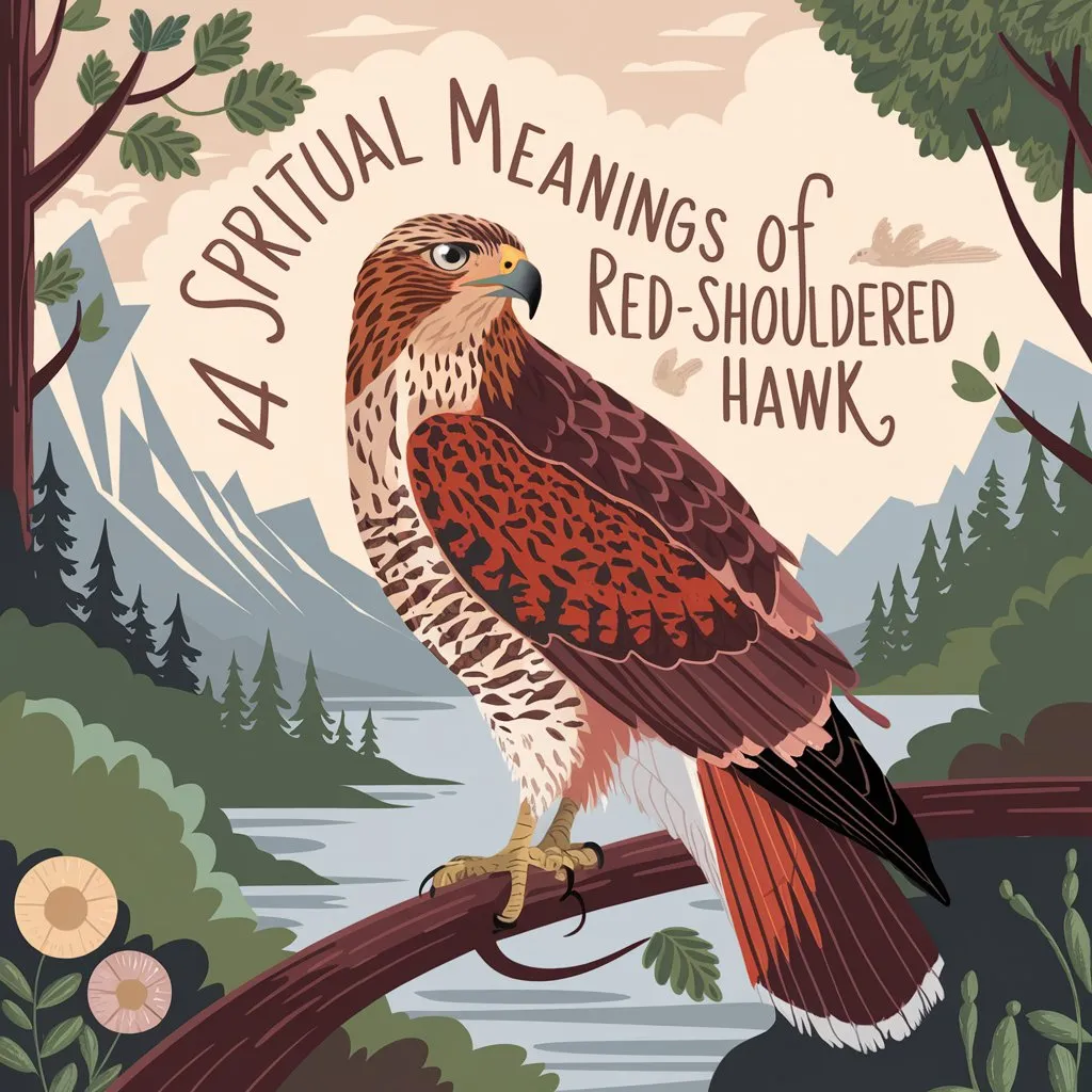 14 Spiritual Meanings of Red-Shouldered Hawk: Soaring to Spiritual Heights