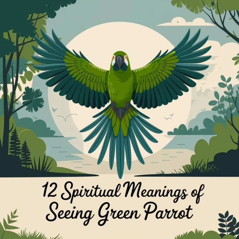 12 Spiritual Meanings of Seeing Green Parrot: Hidden Sign of Spiritual Wisdom