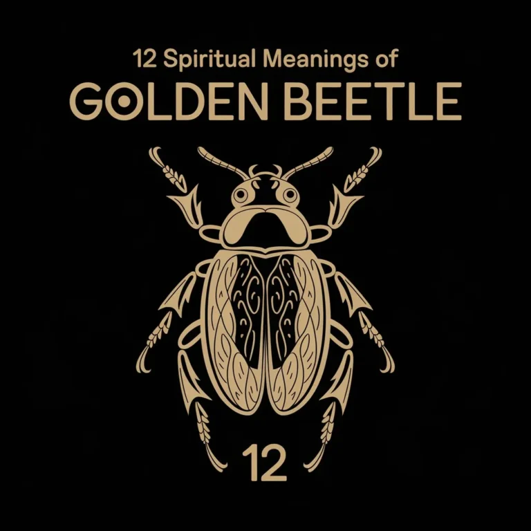 12 Spiritual Meanings of Golden Beetle: Hidden Spiritual Secrets