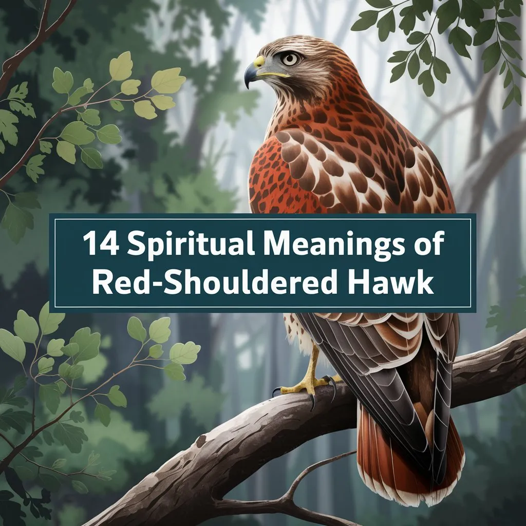 14 Spiritual Meanings of Red-Shouldered Hawk: Soaring to Spiritual Heights