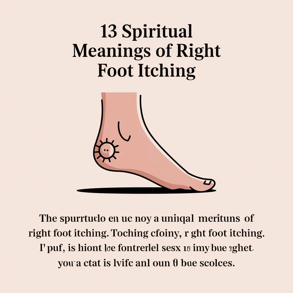 13 Spiritual Meanings of Right Foot Itching: A Comprehensive Guide