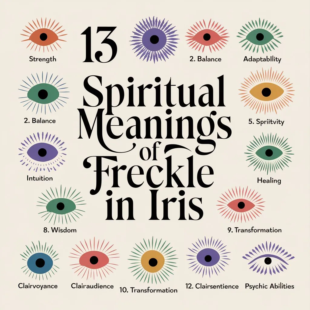 13 Spiritual Meanings of Freckle in Iris: Hidden Symbol of Spiritual Uniqueness