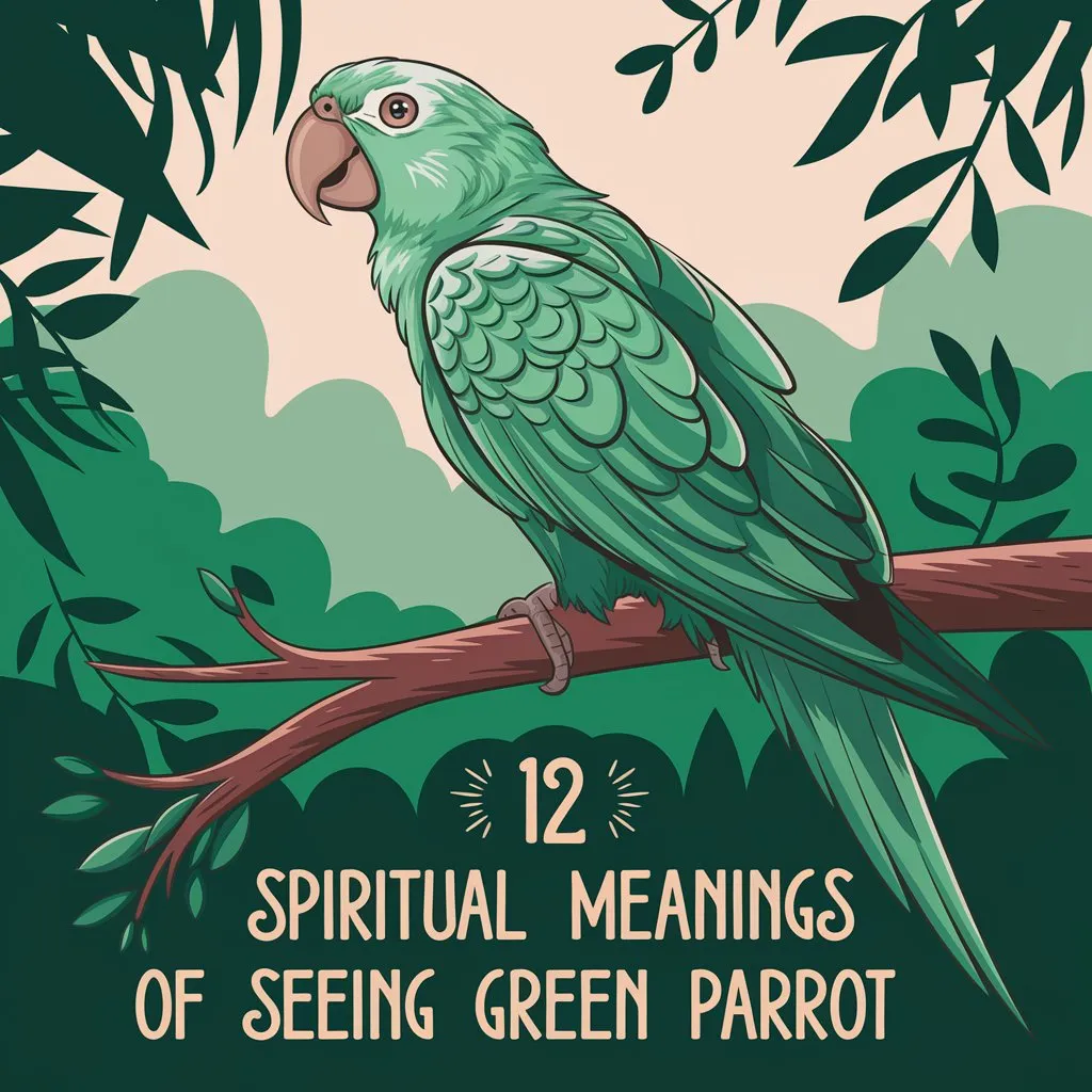 12 Spiritual Meanings of Seeing Green Parrot: Hidden Sign of Spiritual Wisdom