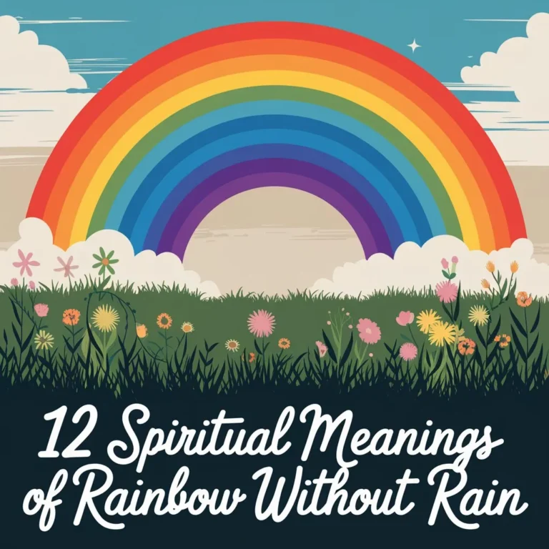 12 Spiritual Meanings of Rainbow Without Rain: A Symbol of Spiritual Hope